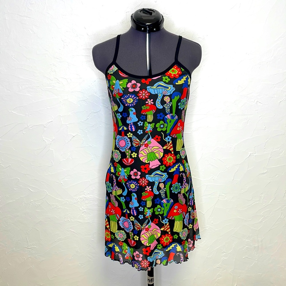 Current Mood Mushroom Floral Dress